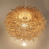Bird's Nest Bird's Nest Creative Art Cafe Bar Farmhouse Music Bar Personality Restaurant Rattan Art Shop Farmhouse Chandelier